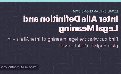 Inter Alia